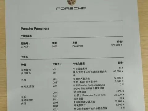 Porsche Panamera 2019款 Panamera 2.9T, фото 2